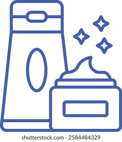 Cosmetics vector icon. Can be used for printing, mobile and web applications.