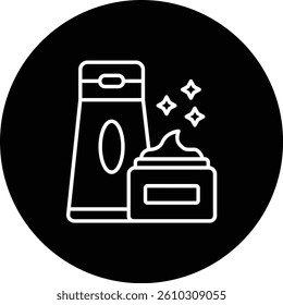 Cosmetics vector icon. Can be used for printing, mobile and web applications.