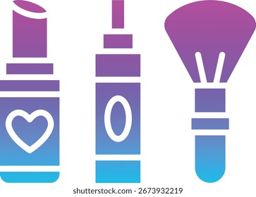 Icono de Vector de cosméticos. Se puede utilizar para aplicaciones de impresión, móviles y de Web.