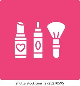 Icono de Vector de cosméticos. Se puede utilizar para aplicaciones de impresión, móviles y de Web.