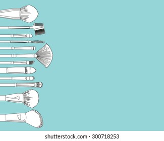 Cosmetics vector icon cartoon background