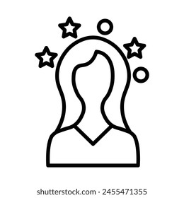 Diseño de iconos de línea de Vector