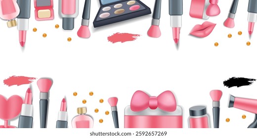 Cosmetics vector set. Isolated on white background