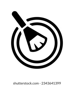 Cosmetics , woman's makeup vector icon illustration