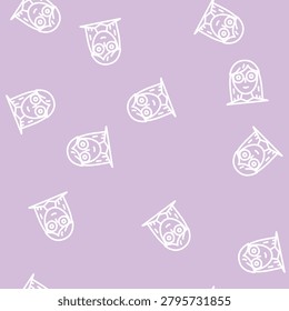 cosmetology cucumber line seamless pattern cosmetology cucumber thin line illustration