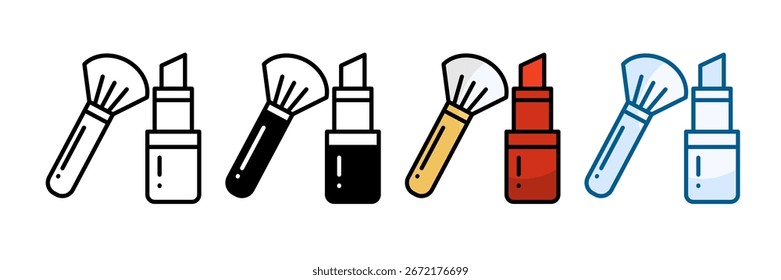 Cosmetology-SymbolSammlung mehrerer Stile festlegen