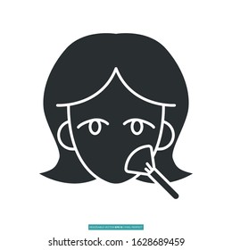 Cosmetology and slimming icon vector illustration logo template for many purpose. Isolated on white background.