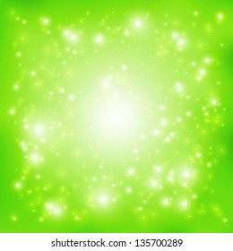 Cosmic abstract background.  Eps 10 vector illustration. Used mesh and opacity mask and transparency layers of background and light