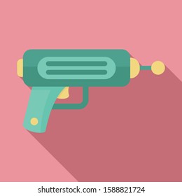 Cosmic blaster icon. Flat illustration of cosmic blaster vector icon for web design