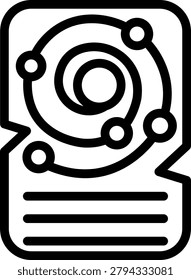 Cosmic Chronicle Vector Design Icon Style
