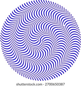 Cosmic Circle Art Orbit Pattern Round Mandala  
