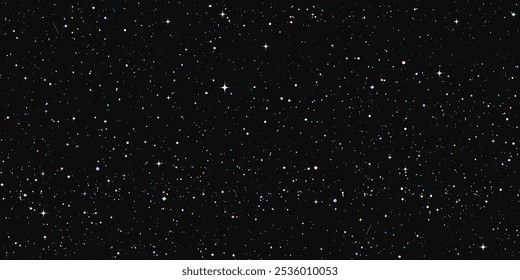 Cosmic dust seamless vector texture