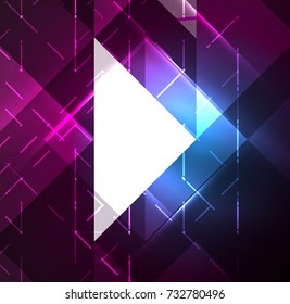 Cosmic electric background with shiny glowing plexus electricity impulses. Vector technology wallpaper