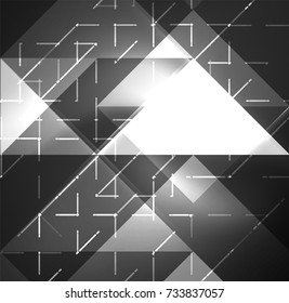 Cosmic electric background with shiny glowing plexus electricity impulses. Vector technology wallpaper