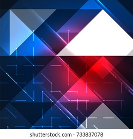Cosmic electric background with shiny glowing plexus electricity impulses. Vector technology wallpaper