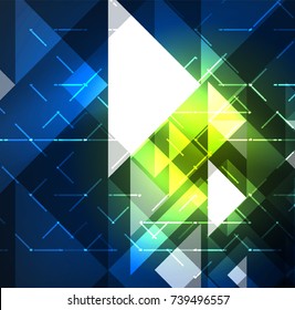 Fondo eléctrico cósmico con impulsos brillantes de plexo eléctrico. Fondo de pantalla de tecnología de vectores