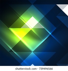 Cosmic electric background with shiny glowing plexus electricity impulses. Vector technology wallpaper