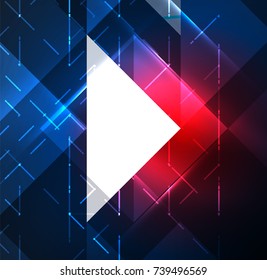 Fondo eléctrico cósmico con impulsos brillantes de plexo eléctrico. Fondo de pantalla de tecnología de vectores