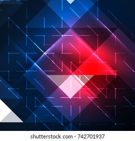 Fondo eléctrico cósmico con impulsos brillantes de plexo eléctrico. Fondo de pantalla de tecnología de vectores