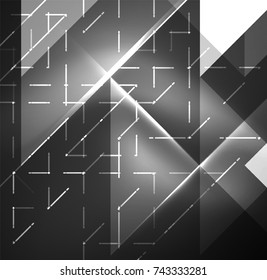 Fondo eléctrico cósmico con impulsos brillantes de plexo eléctrico. Fondo de pantalla de tecnología de vectores