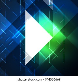 Fondo eléctrico cósmico con impulsos brillantes de plexo eléctrico. Fondo de pantalla de tecnología de vectores