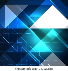 Cosmic electric background with shiny glowing plexus electricity impulses. Vector technology wallpaper