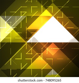 Fondo eléctrico cósmico con impulsos brillantes de plexo eléctrico. Fondo de pantalla de tecnología de vectores