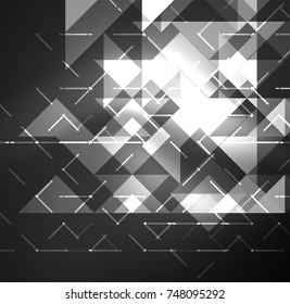 Cosmic electric background with shiny glowing plexus electricity impulses. Vector technology wallpaper