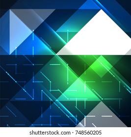 Fondo eléctrico cósmico con impulsos brillantes de plexo eléctrico. Fondo de pantalla de tecnología de vectores