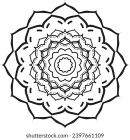Cosmic Elegance, Modern Mandala Masterpiece