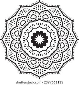 Cosmic Elegance, Modern Mandala Masterpiece