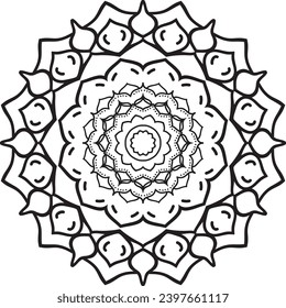 Cosmic Elegance, Modern Mandala Masterpiece