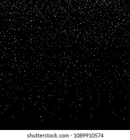 Cosmic Galaxy Background. Stardust and bright shining stars. Vector illustration 