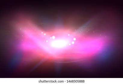 Cosmic Galaxy Background with stardust and bright shining stars. vector abstract illutration.