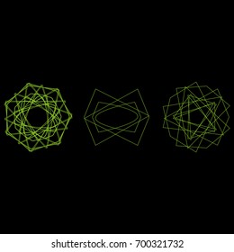  Cosmic geometry astrological star pattern symbols