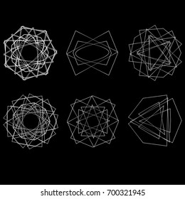  Cosmic geometry astrological star pattern symbols