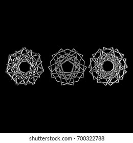  Cosmic geometry astrological star pattern symbols