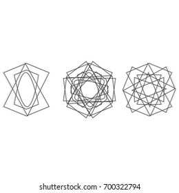  Cosmic geometry astrological star pattern symbols