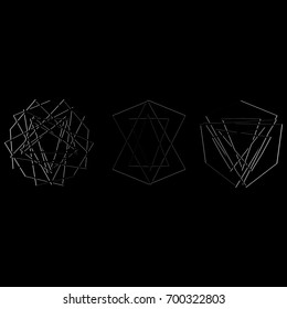  Cosmic geometry astrological star pattern symbols