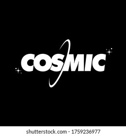 Cosmic Logo Design Vector Art - Design Graphic