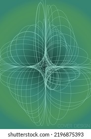 Cosmic Minimal Geometric Vector Poster Design with Lines and Gradient Colorful Circles. Collection of Abstract Backgrounds for Covers, Flyers, Templates, Booklets, Cards, Brochures, Branding, etc.