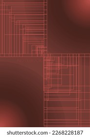 Diseño de afiches de vectores geométricos mínimos cósmicos con líneas y círculos coloridos gradientes. Conjunto de fondos abstractos para portadas, volantes, plantillas, folletos, tarjetas, folletos, promoción de marca, etc.