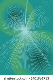 Diseño de afiches de vectores geométricos mínimos cósmicos con líneas y círculos coloridos gradientes. Conjunto de fondos abstractos para portadas, volantes, plantillas, folletos, tarjetas, folletos, promoción de marca, etc.