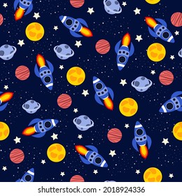cosmic pattern astronomy spaceship rocket