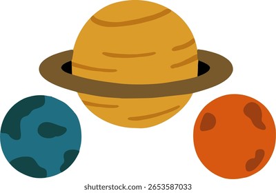 Exploração de Aventura Espacial de Planeta Cósmico