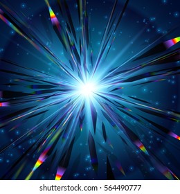 Cosmic radiation Black debris