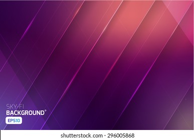 Cosmic Sci-fi Vector Abstract Background. Science, Disco, Party. Print, Video News And Sport