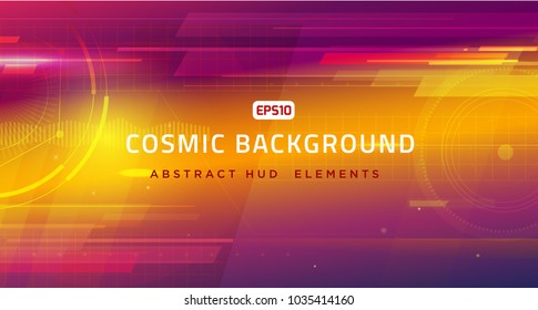 Cosmic shining abstract background