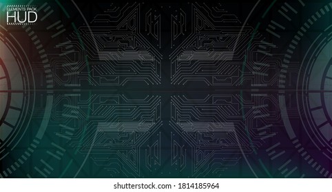 Cosmic shining abstract background  Web Pages, Presentations. Vector Illustration.  Sci-Fi Background Vector elements for space shooter game