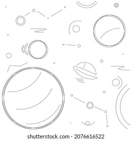 Cosmic space background vector illustration